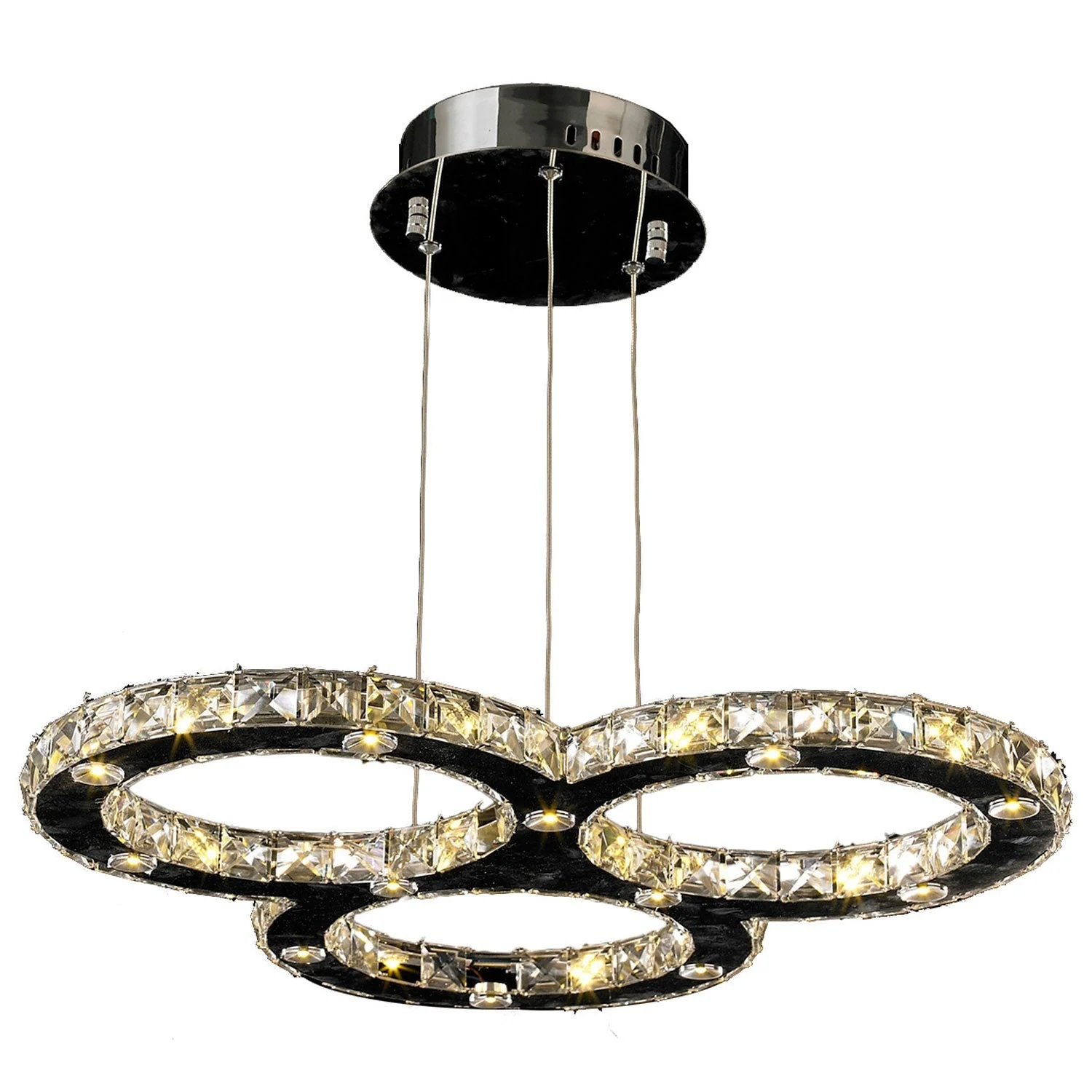 Corp Galaxy Polished Chrome Twenty-Four Light LED Pendant - Image 1