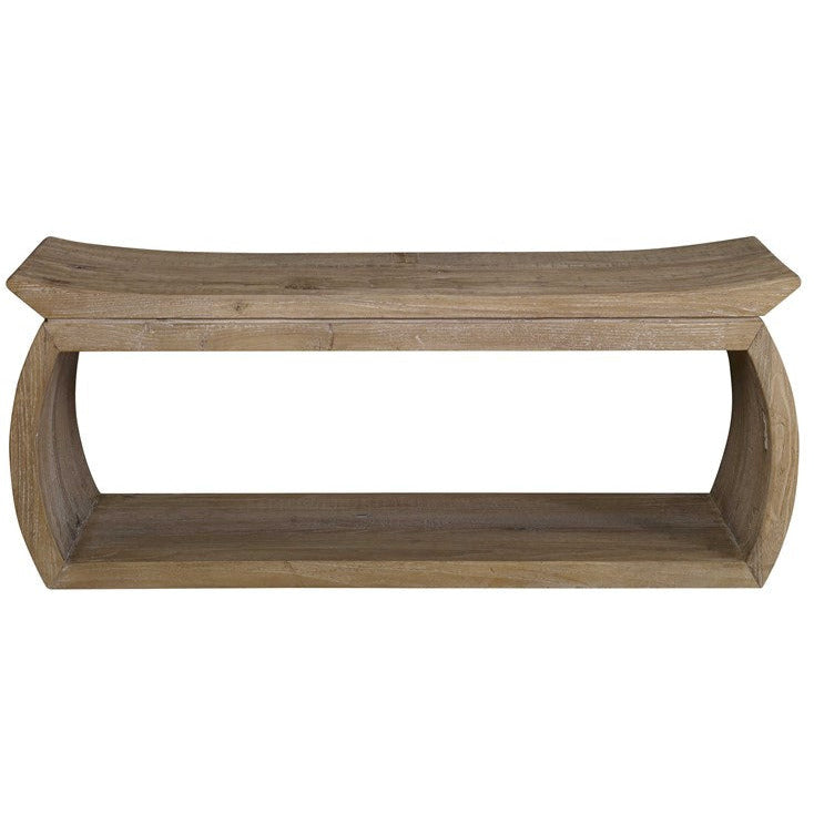 Uttermost Connor Reclaimed Wood Rustic Modern Bench