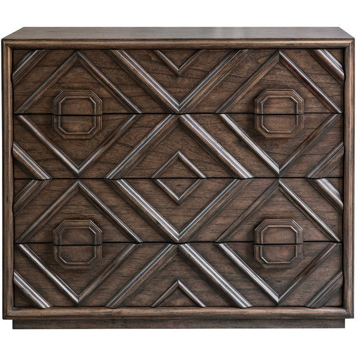 Uttermost Mindra Transitional 4 Drawer Accent Chest - Image 2