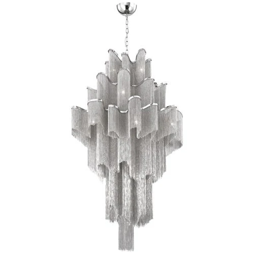 Nickel 16 Light Chandelier - Image 1