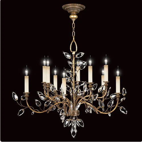 Gold 10-Light Chandelier - Image 1
