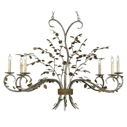 Six-Light Oval Chandelier - Image 1