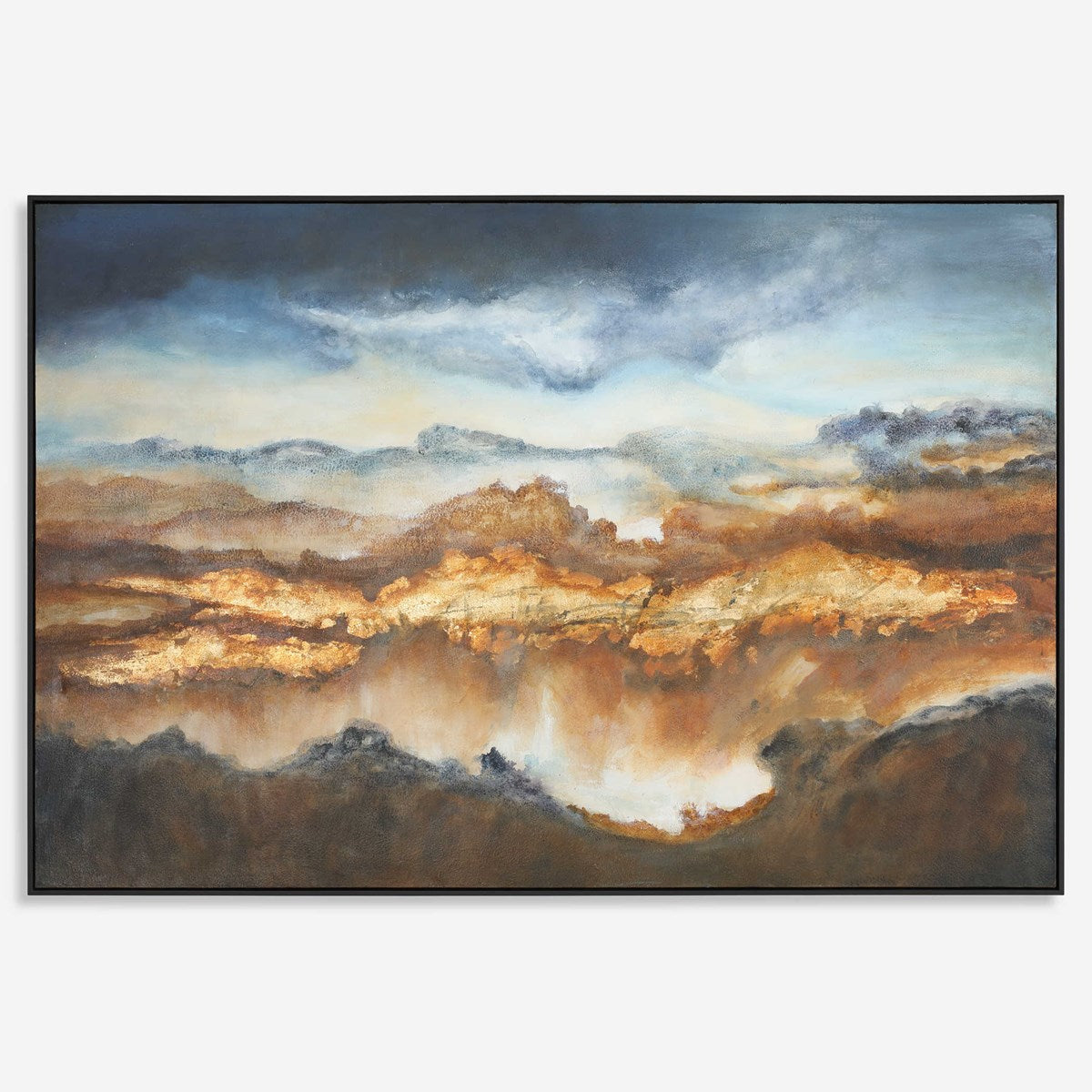 Uttermost Valley Of Light Hand Painted Canvas - Image 1