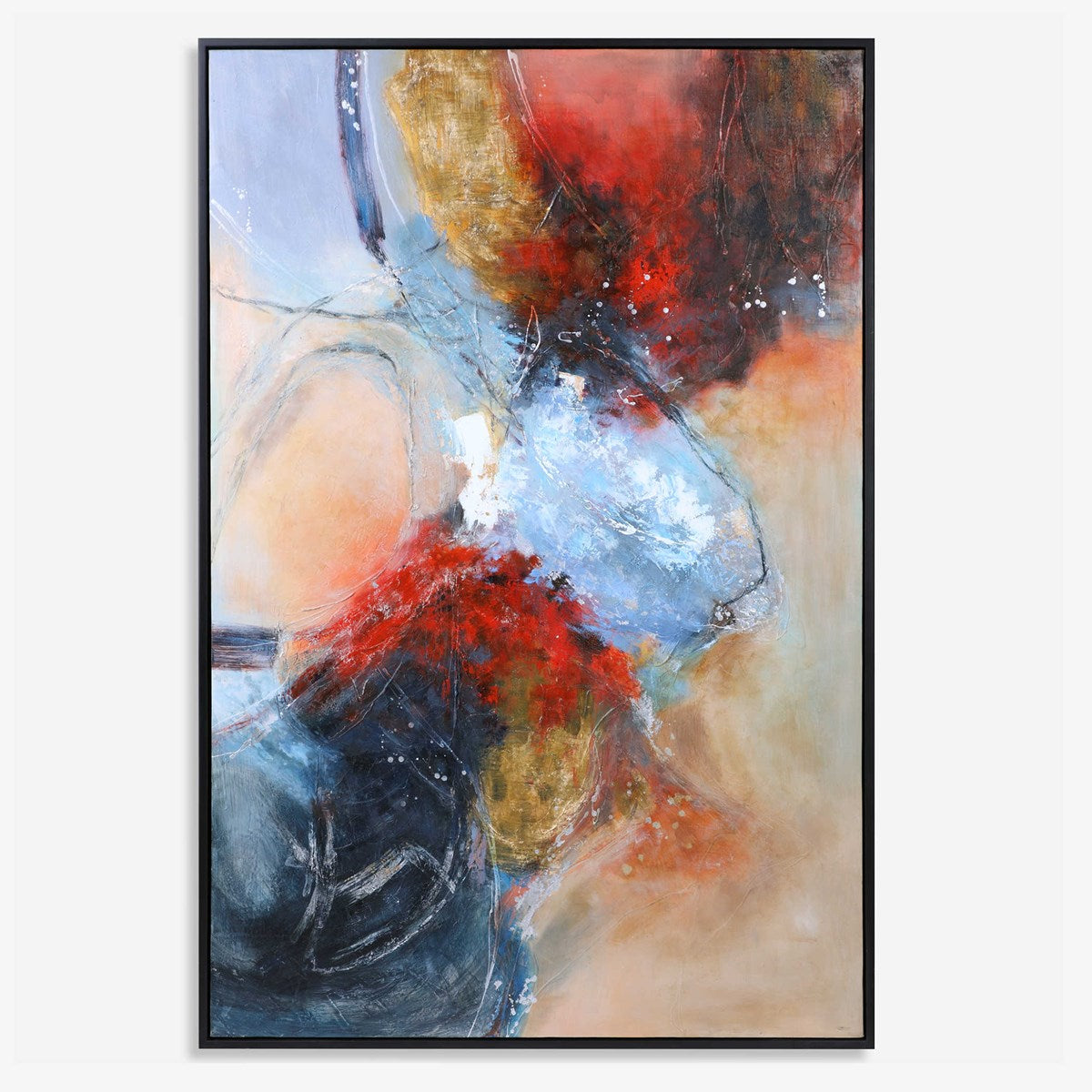 Uttermost Summer Sunset Abstract Hand Painted Canvas - Image 2