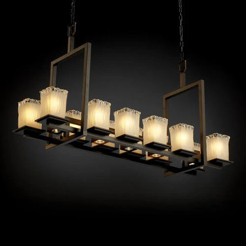 Dark Bronze Short Bridge Chandelier - Image 1