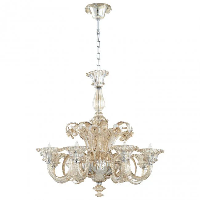 Cyan Design LaScala Cognac Eight-Light Chandelier - Image 1