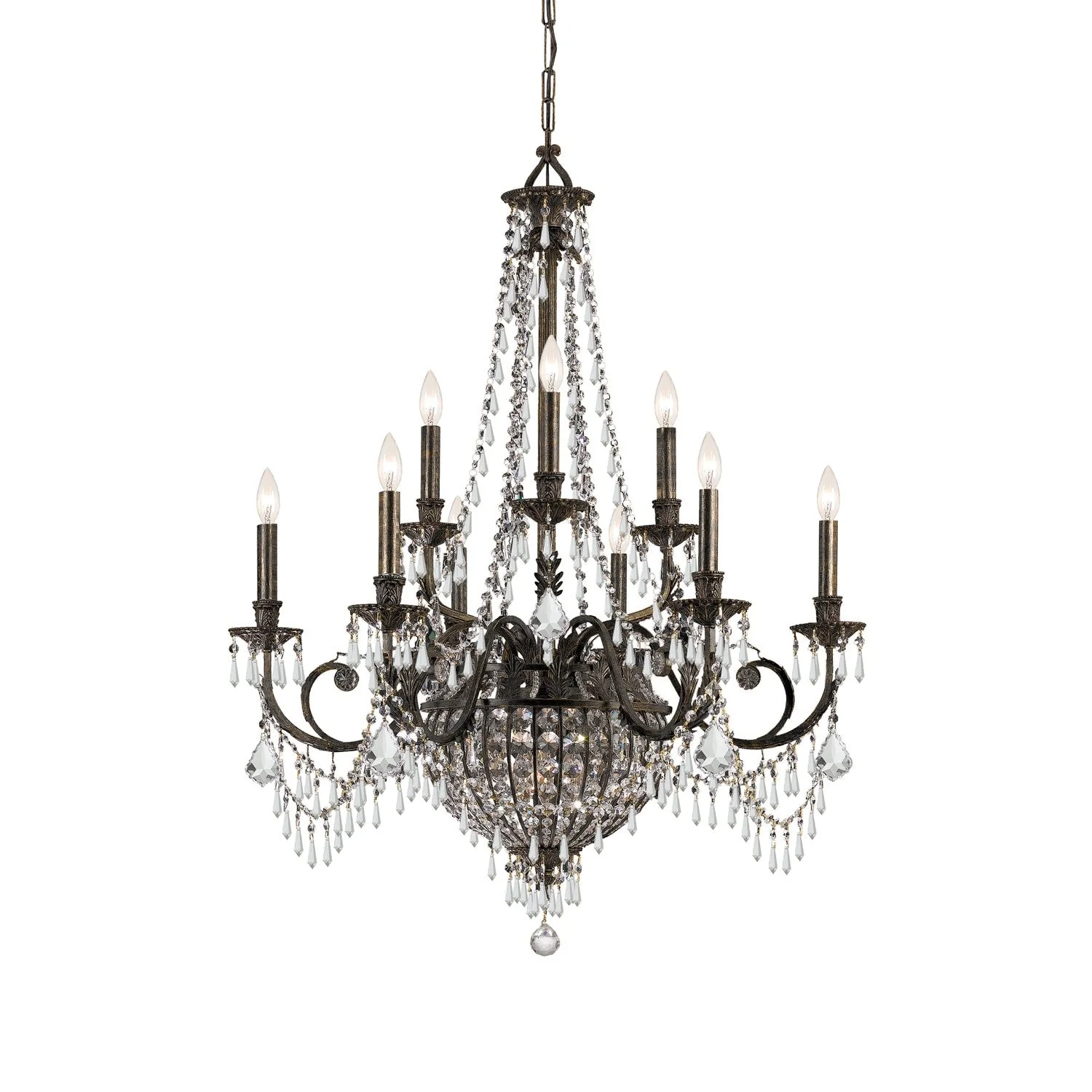 Group Camelot Two-Tier Center Bowl Chandelier - Image 1