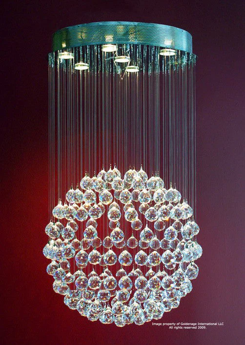 7 Light Galactic Crystal Chandelier - Image 1