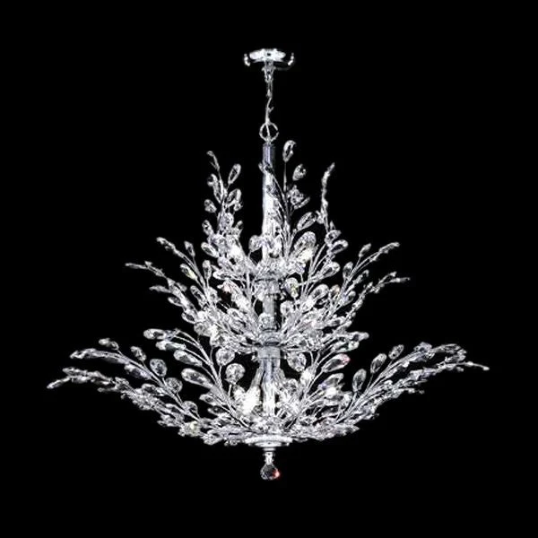 Polished chrome 18 Light crystal Chandelier - Image 1
