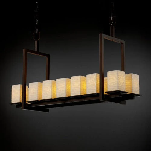Limoges Montana 14-Light Dark Bronze Short Bridge Chandelier - Image 1