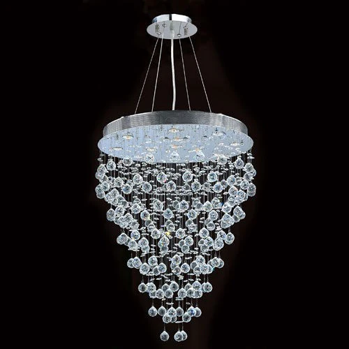 Corp Icicle 13-Light Chrome Finish with Clear-Crystals Chandelier - Image 1