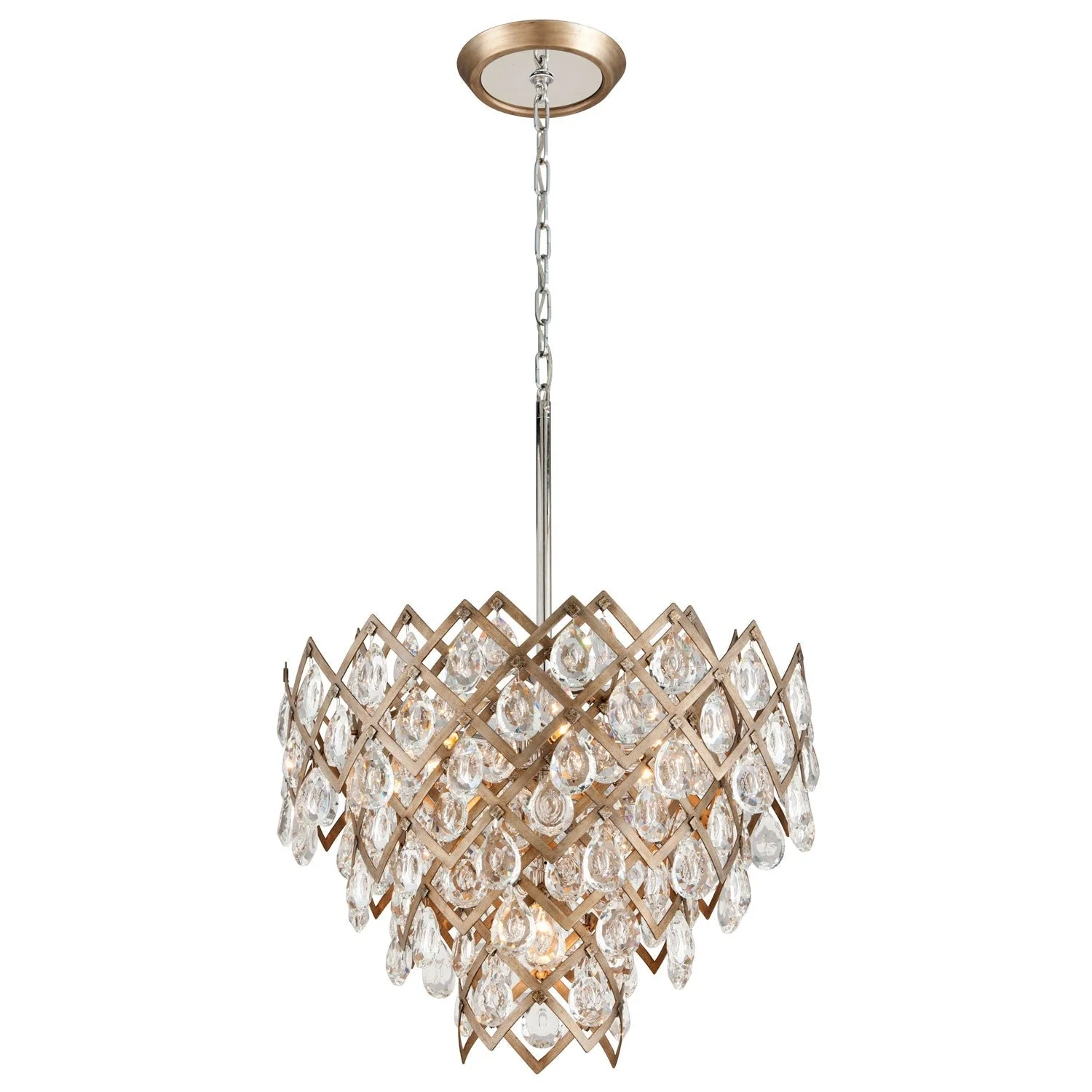 Vienna Bronze Seven-Light Pendant - Image 1