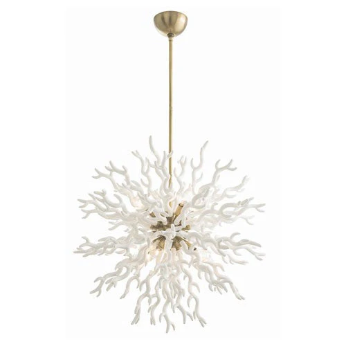 White Eight Light Large Chandelier - Image 1