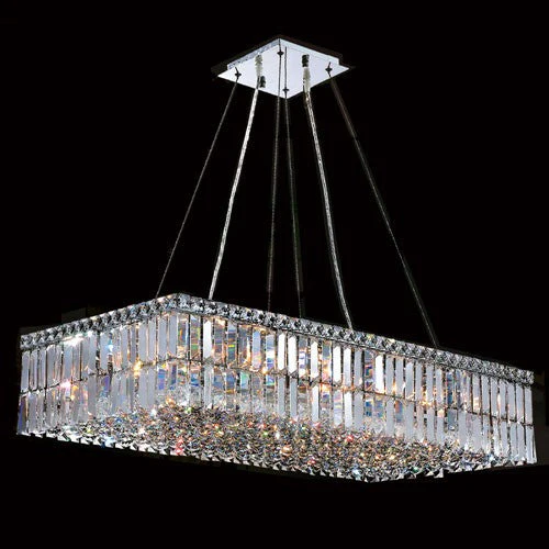 Corp Cascade 16-Light Chrome Finish with Clear-Crystals Chandelier - Image 1