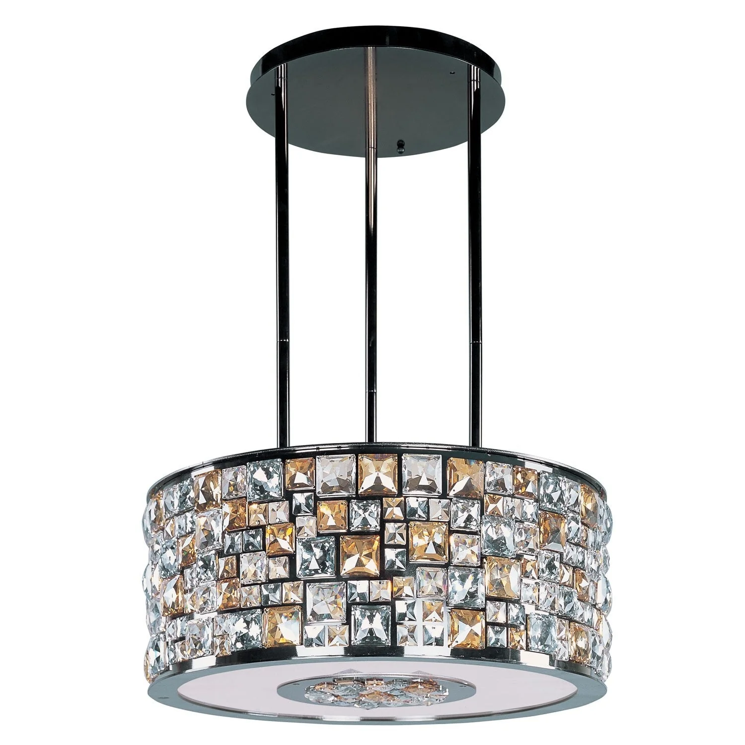 International Fifth Avenue Luster Bronze Eight-Light Pendant - Image 1