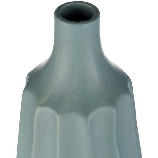 Surya Santino Collection Modern Set of 3 Blue Ceramic Vases SIO-001 - Image 2