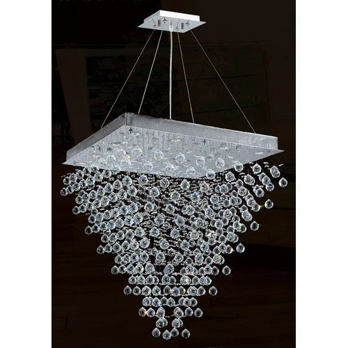 Corp Icicle 16-Light Chrome Finish with Clear-Crystals Chandelier - Image 1