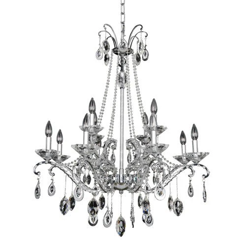 12-Light Chandelier with Firenze Clear Crystal - Image 1