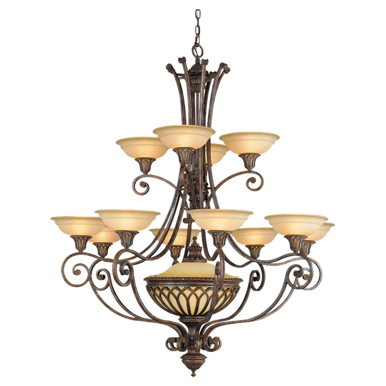 Feiss Stirling Castle Two-Tier Chandelier - Image 1