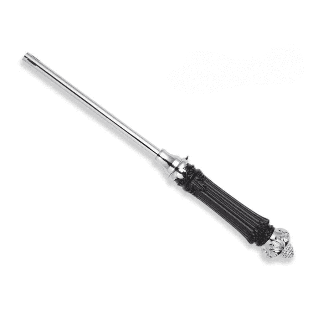 Social Light Barcelona Black and Chrome Decorative Lighter Butane Refillable - Image 1