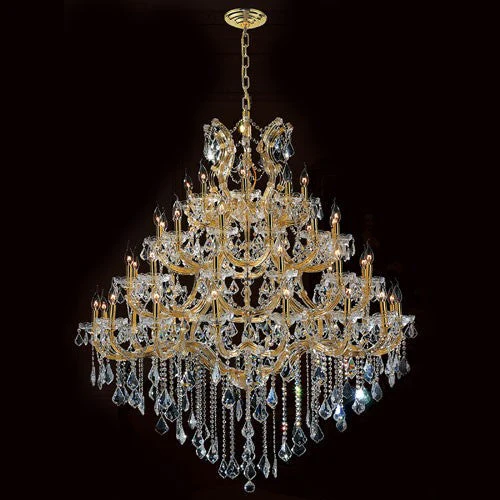 Maria Theresa 49-Light Gold Finish with Clear-Crystals Chandelier - Image 1