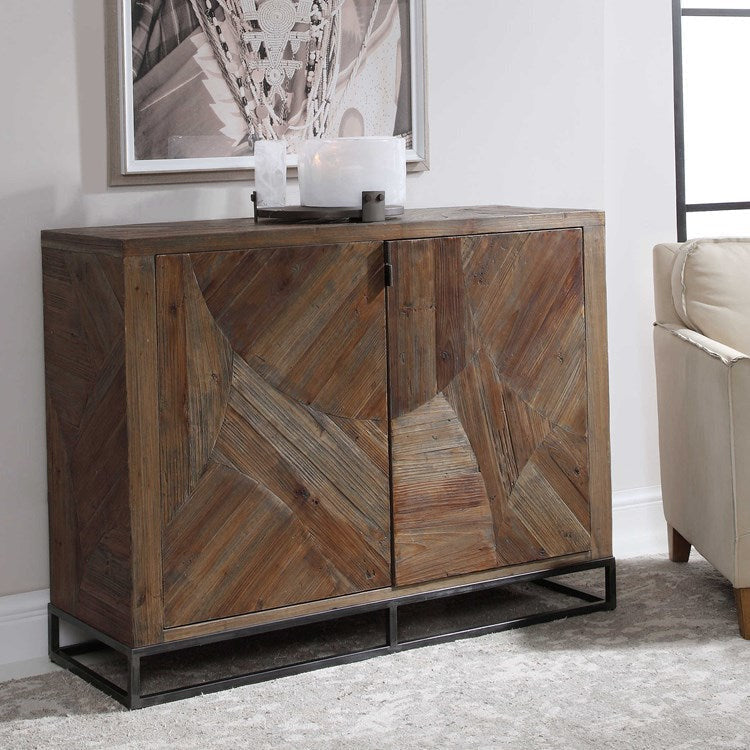 Uttermost Evros Reclaimed Wood 2 Door Cabinet - Image 2
