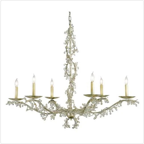 Pentimento Silver Granello Six-Light Chandelier - Image 1