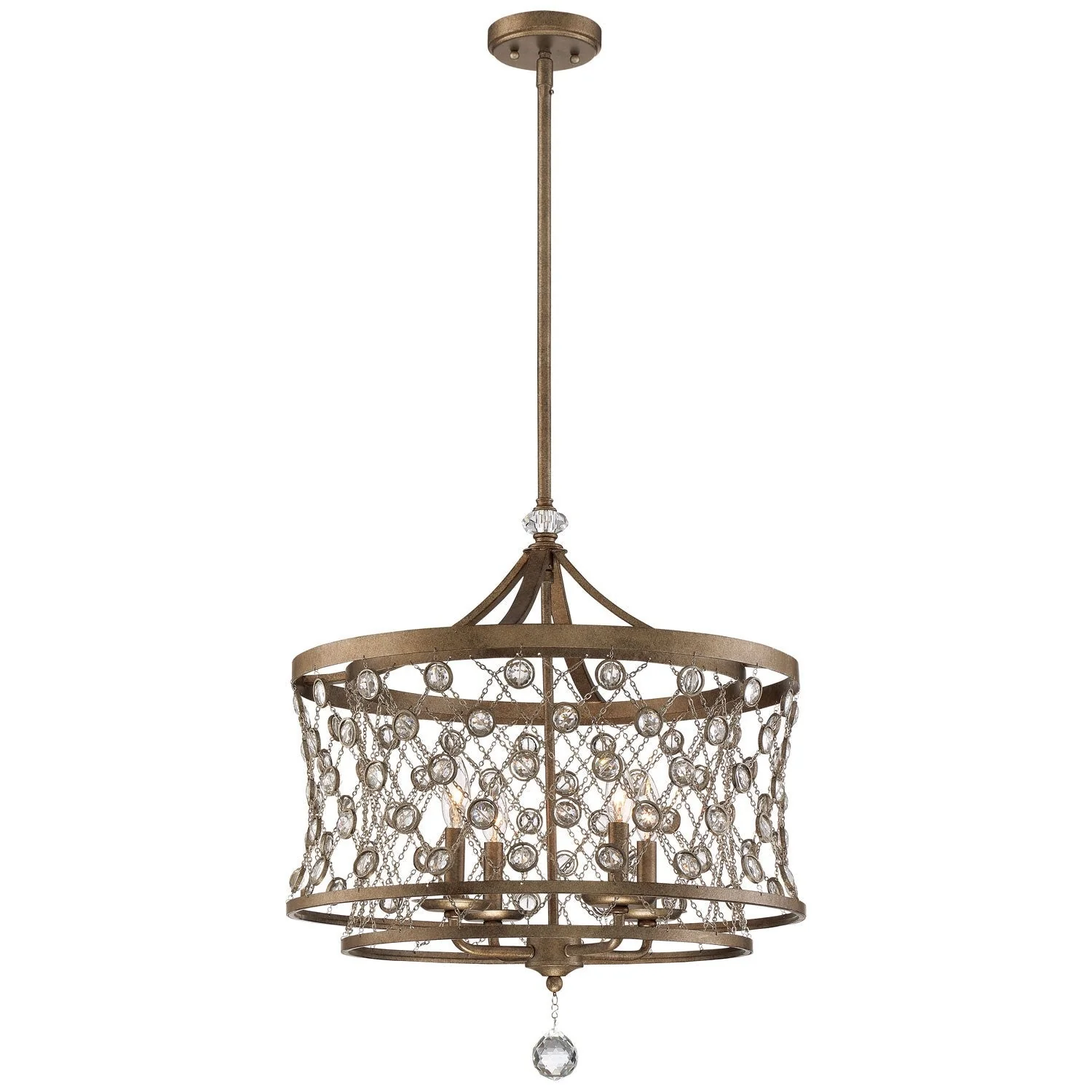 Vel Catena Arcadian Gold Four-Light Pendant - Image 1