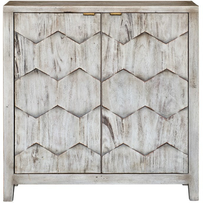 Uttermost Catori Smoked Ivory 2 Door Cabinet - Image 2