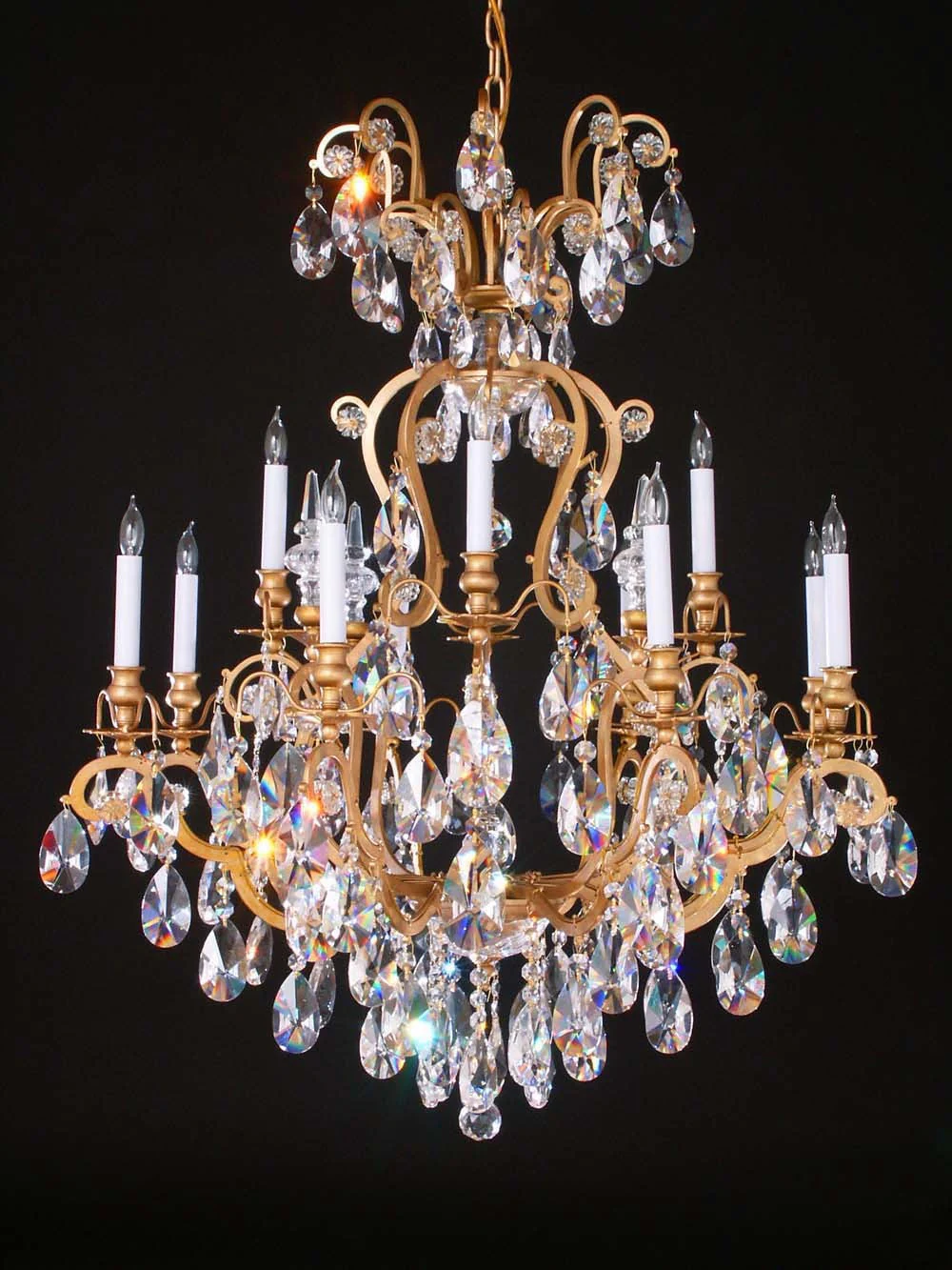Versailles Chandeliers dressed with clear crystals - Image 1