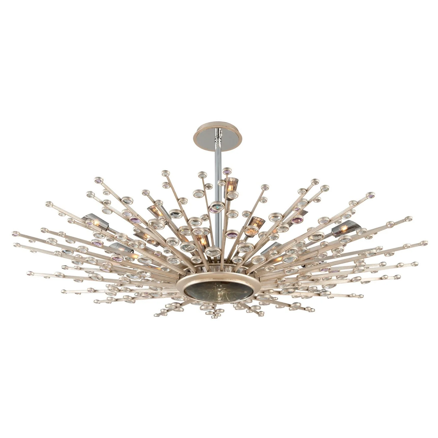 Silver Leaf 20-Light Pendant - Image 1