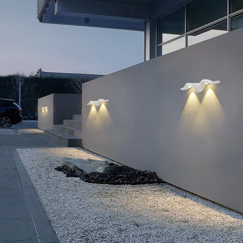 Simple LED Wall Lamp – Waterproof Outdoor Doorplate Light - Image 3