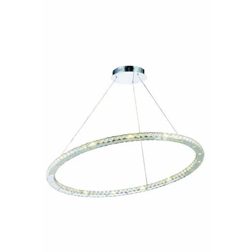 Chrome LED 42 Light 42-in Chandelier - Image 1