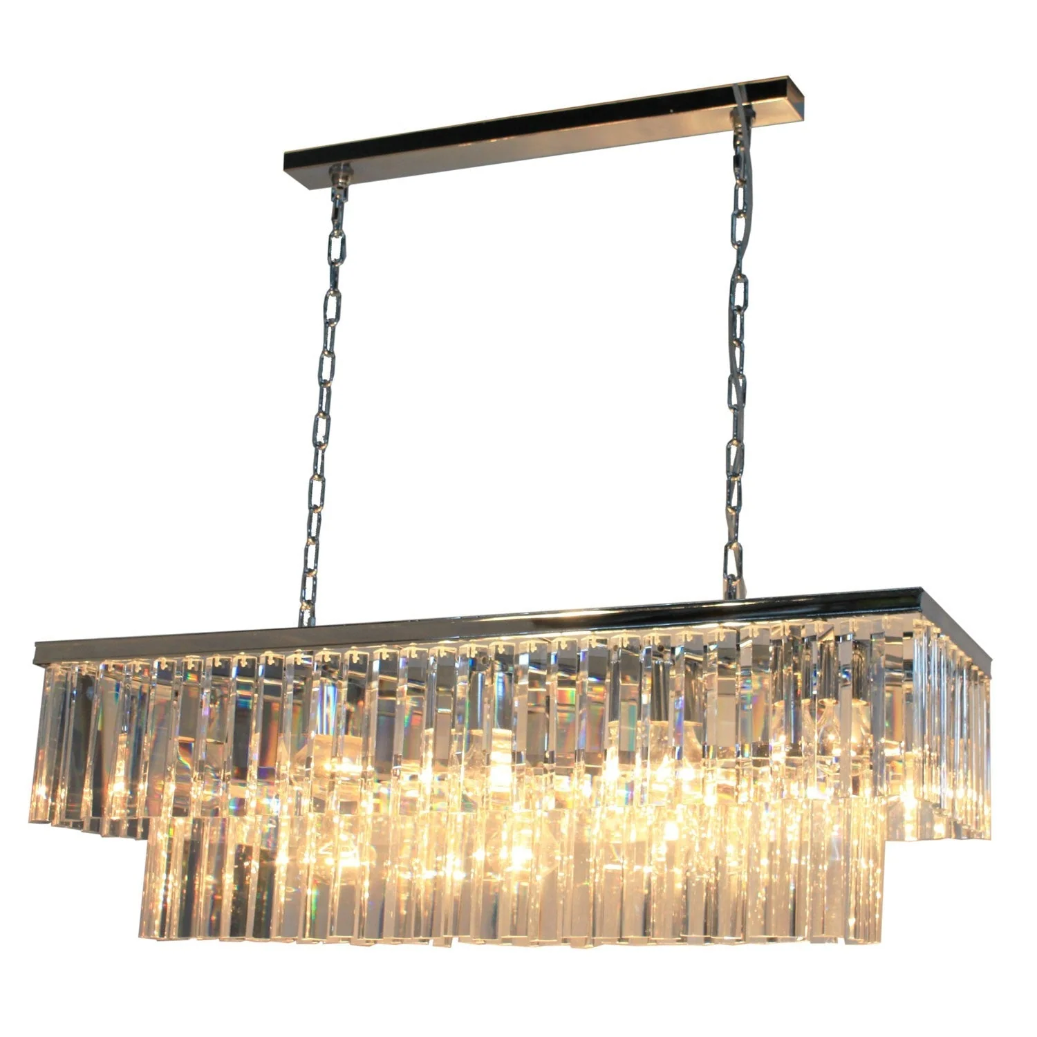 Chrome 13-Light Island Fixture - Image 1