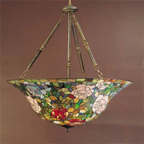 Rose Bush Bowl Chandelier - Image 1