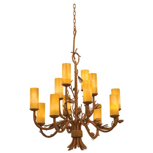 Ponderosa Ponderosa Twelve-Light Chandelier - Image 1