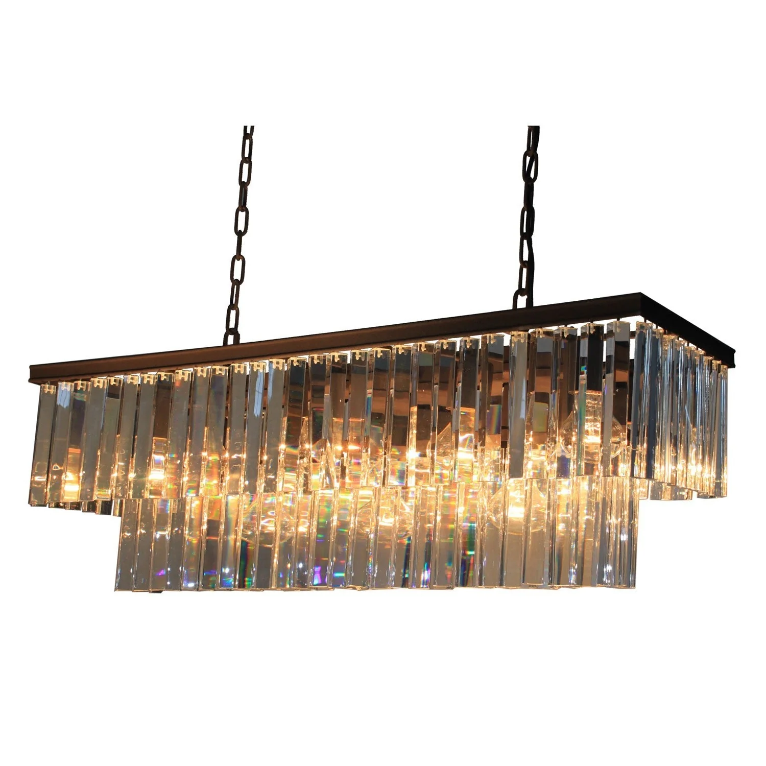 Java Brown 13-Light Island Fixture - Image 1