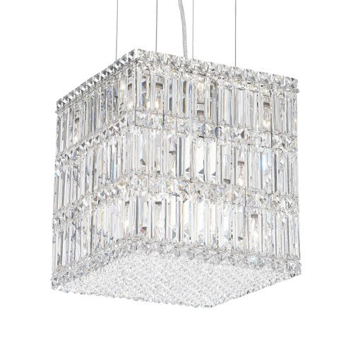 Stainless Steel 13-Light Clear Spectra Crystal Pendant Light, 12W x 13H x 12D - Image 1