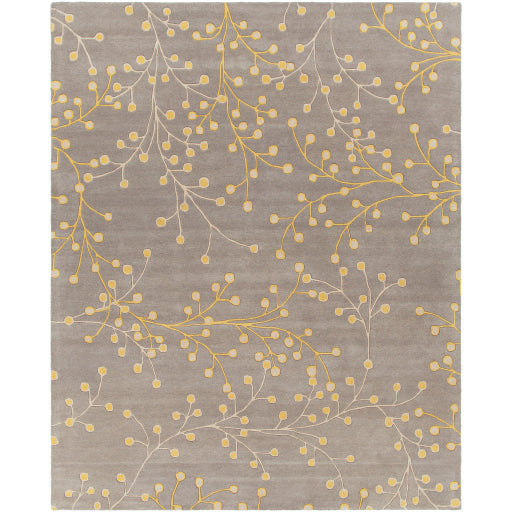 Surya Rugs Athena Collection Charcoal, Taupe & Mustard Area Rug ATH-5060 - Image 2