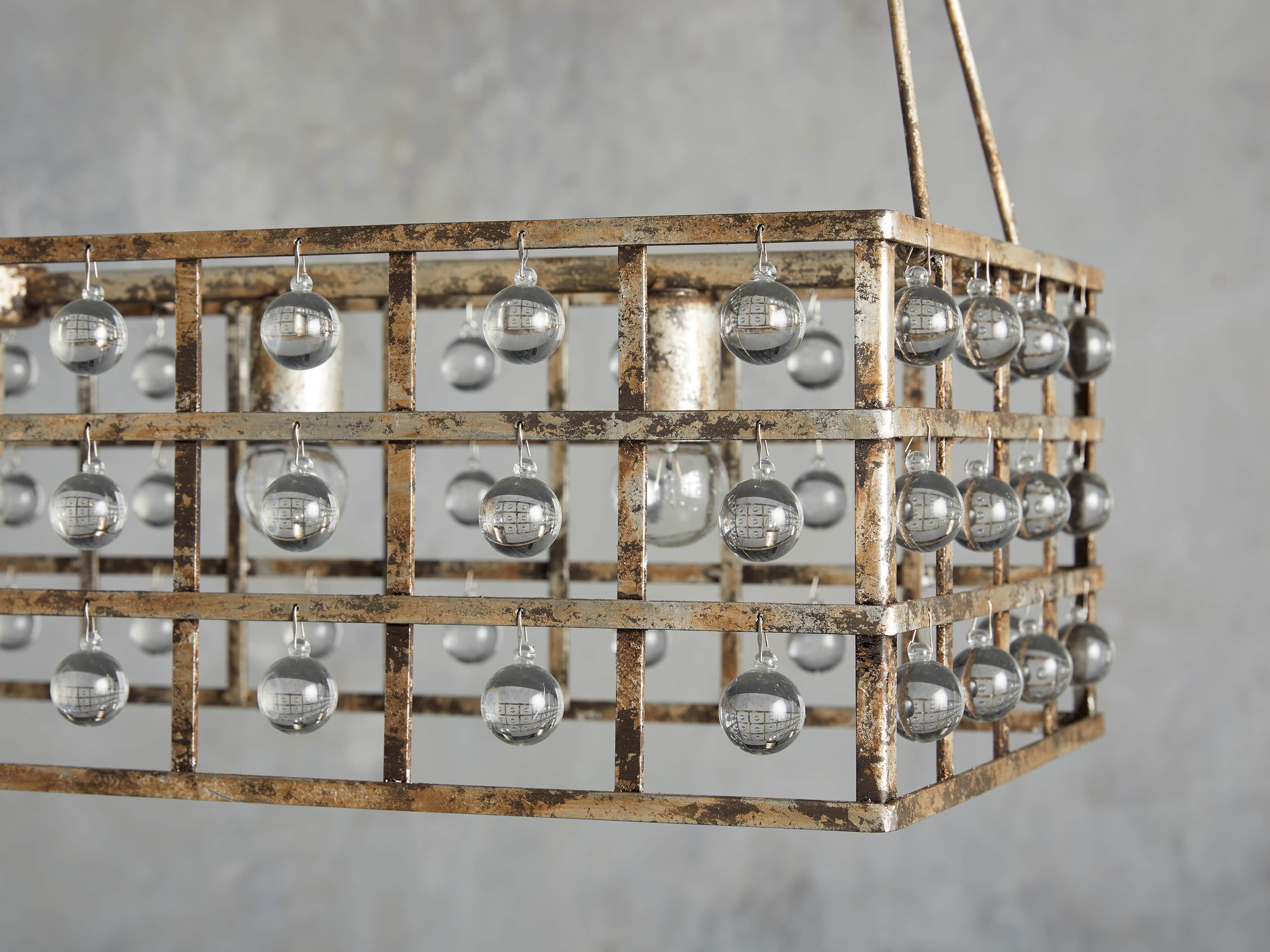 La Cage 41" Rectangular Chandelier - Image 2