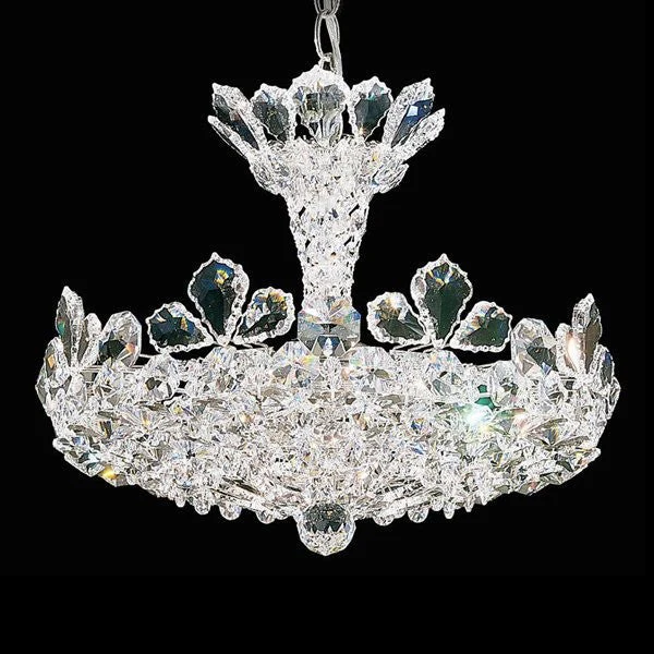6 Light Trillane crystal Chandelier, chrome - Image 1