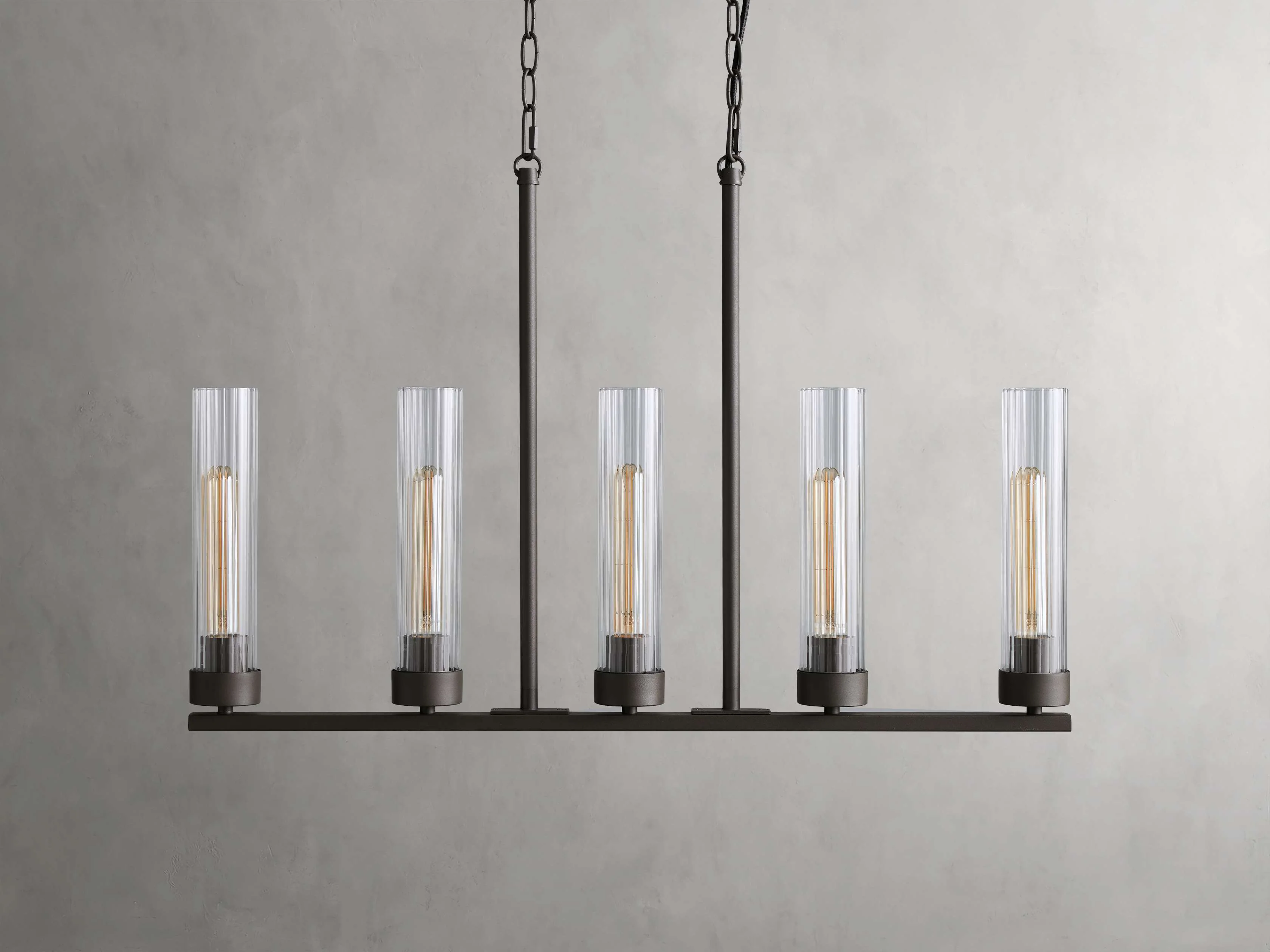 Andreas 5-Light Linear Chandelier - Image 3