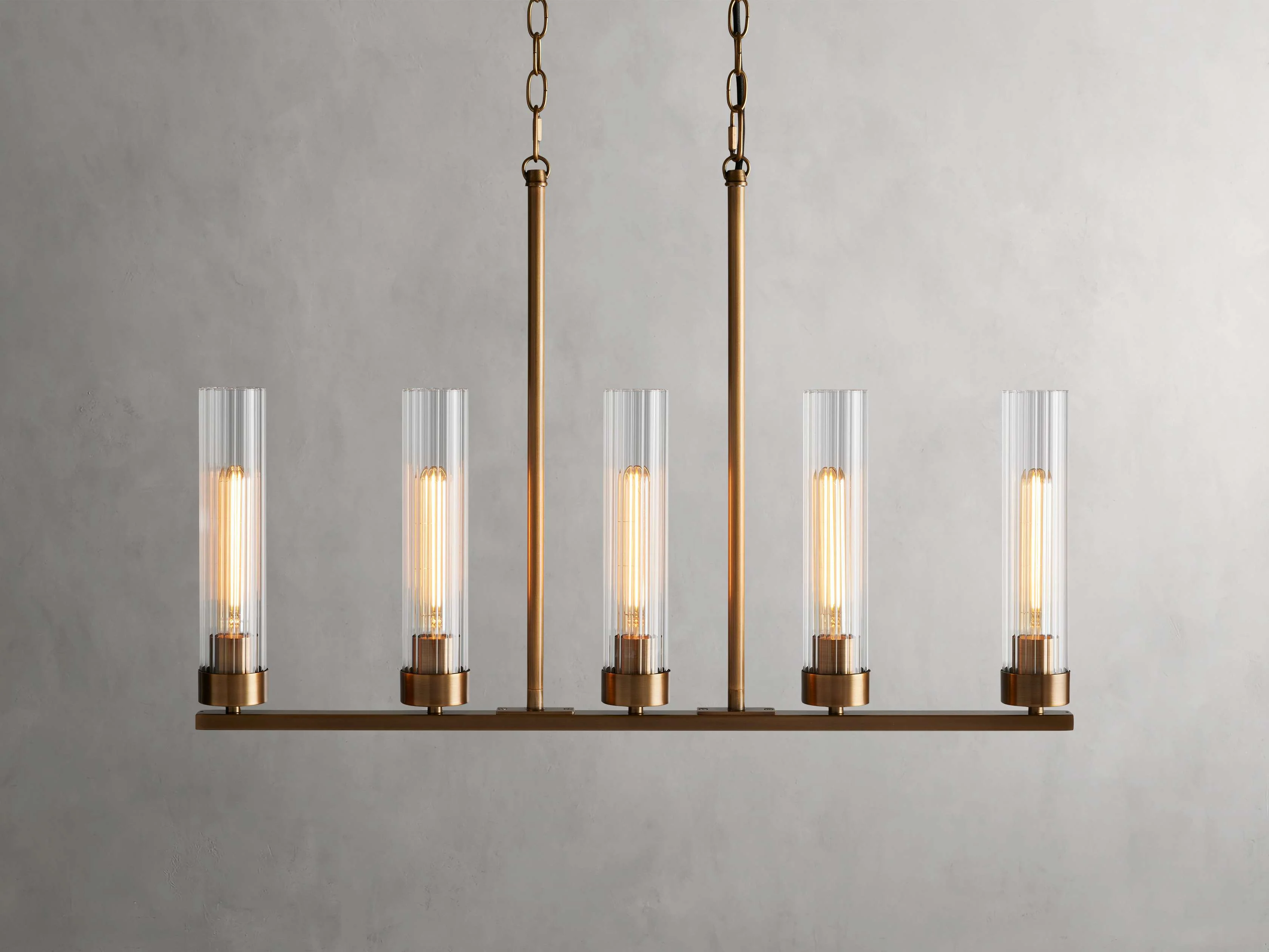 Andreas 5-Light Linear Chandelier - Image 1