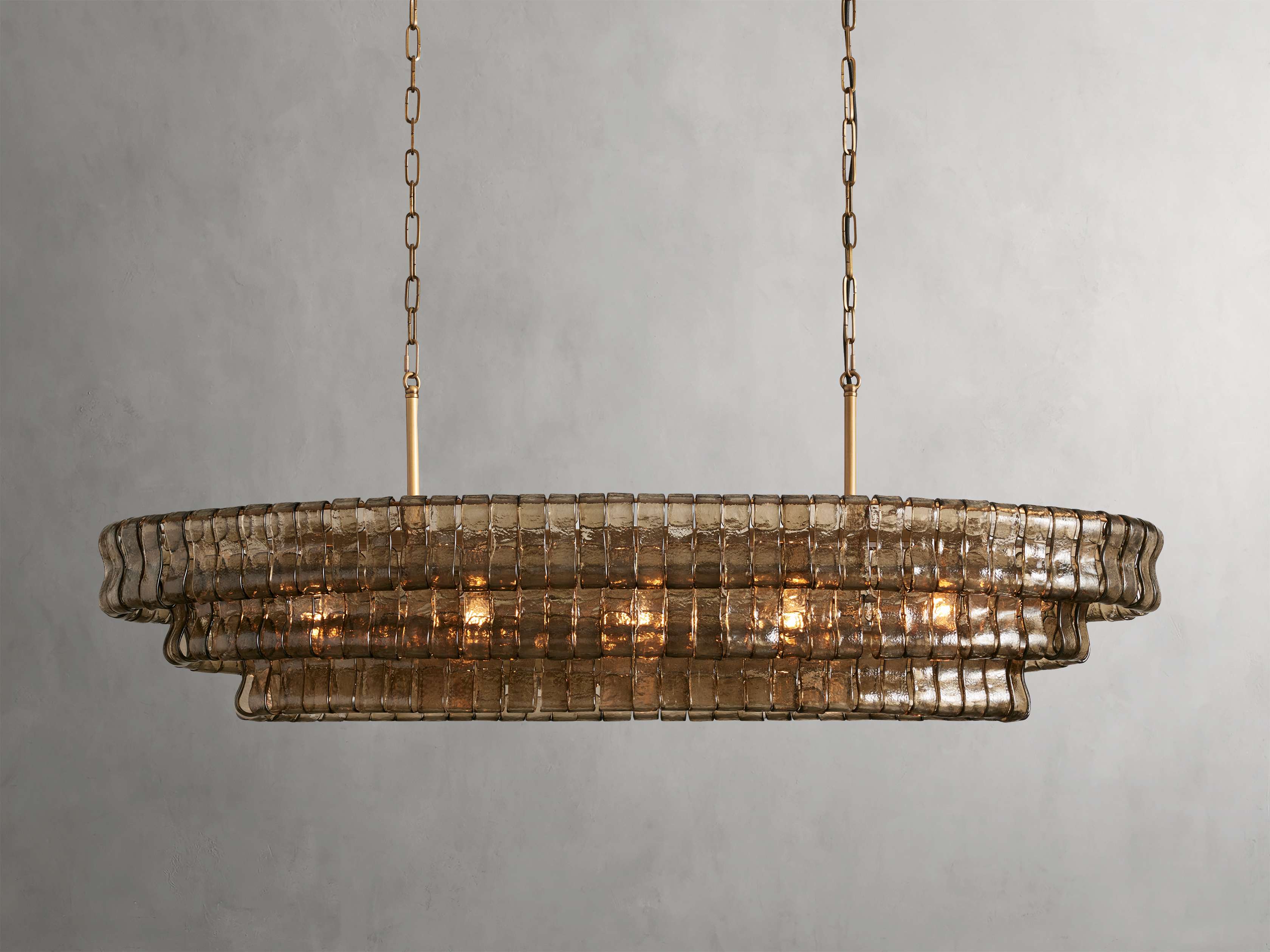 Ghiaccio Oval Chandelier - Image 1