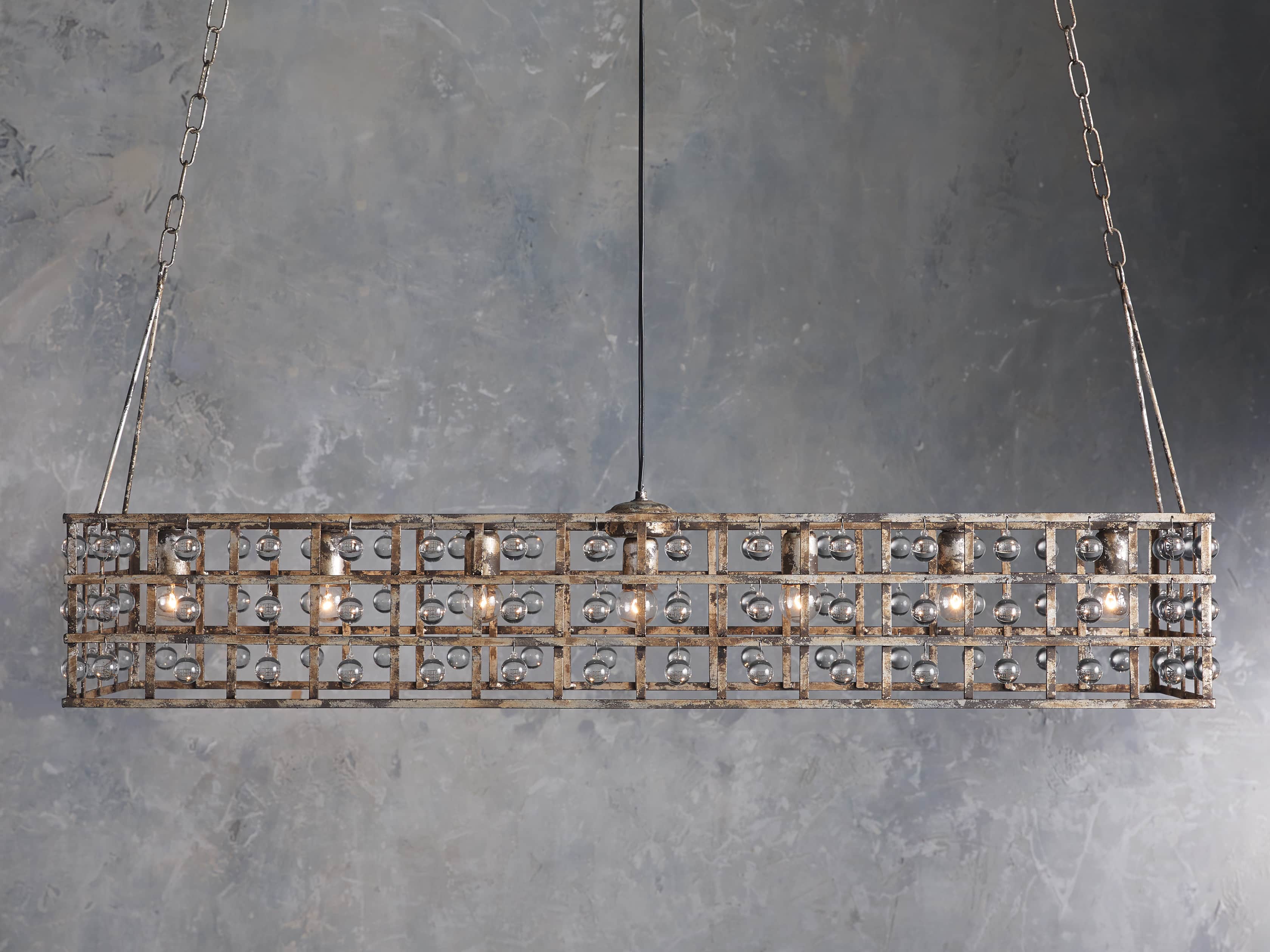 La Cage Rectangular Chandelier - Image 1