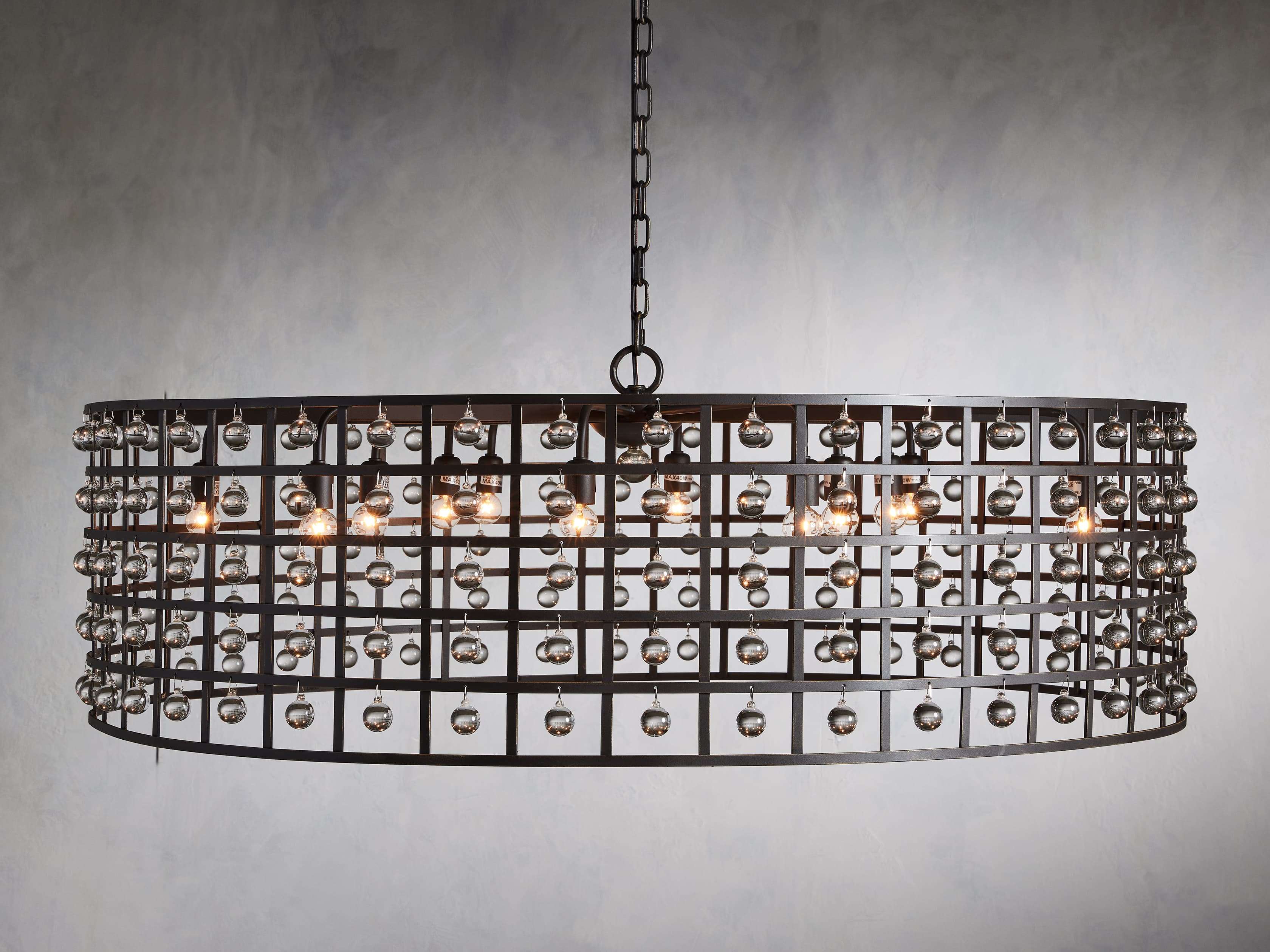La Cage Round Chandelier - Image 1