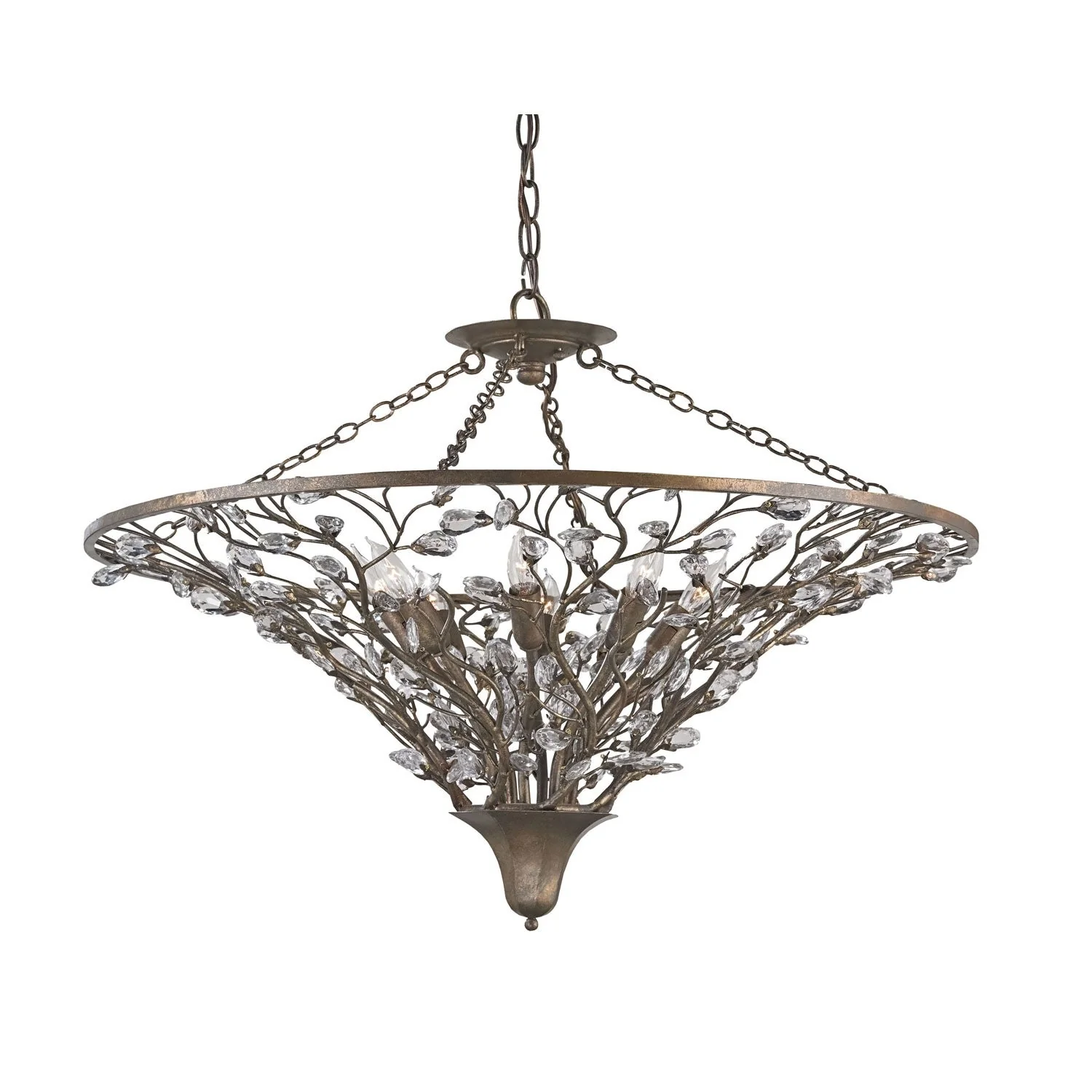 Cupertino 30-Inch Eight-Light Pendant - Image 1