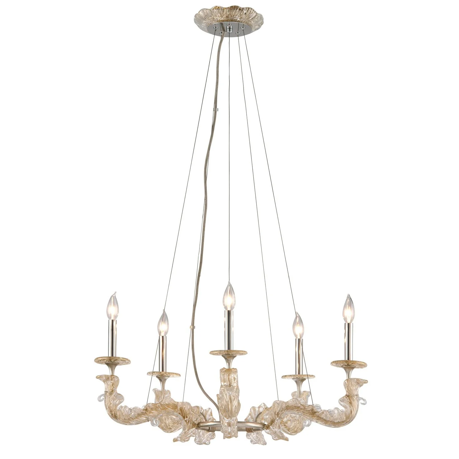 Leaf Five-Light Chandelier - Image 1
