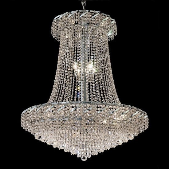 Polished chrome 22 Light crystal Chandelier - Image 1