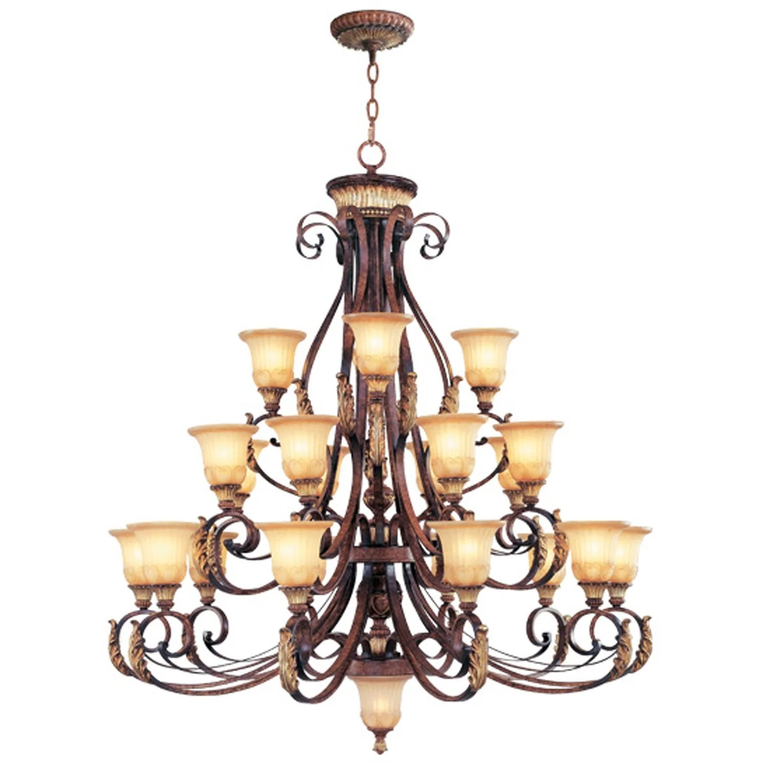 Villa Verona Bronze Twenty-Two Light Chandelier - Image 1